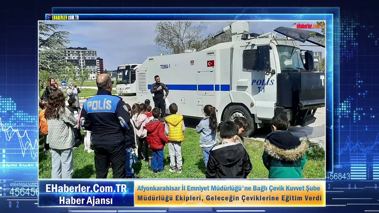 Afyonkarahisar İl Emniyet Müdürlüğü'ne Bağlı Çevik Kuvvet Şube Müdürlüğü Ekipleri, Geleceğin Çeviklerine Eğitim Verdi