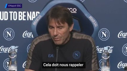 Naples -  En route vers le titre, Conte met en garde ses joueurs
