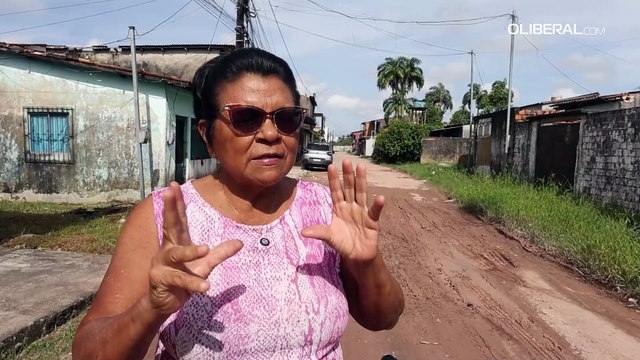 Moradores denunciam lama e buracos na passagem Bom Jardim, em Ananindeua