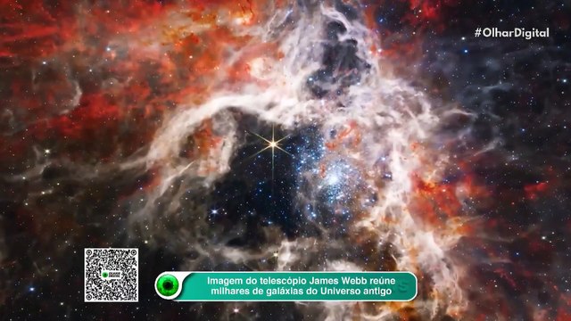 Imagem do telescópio James Webb reúne milhares de galáxias do Universo antigo