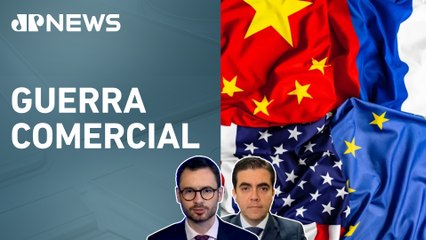 China diz que EUA  deve discutir tarifas e Europa faz proposta a Trump; Neitzke e Vilela analisam