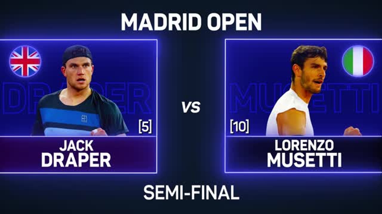 Draper sets up Ruud final in Madrid
