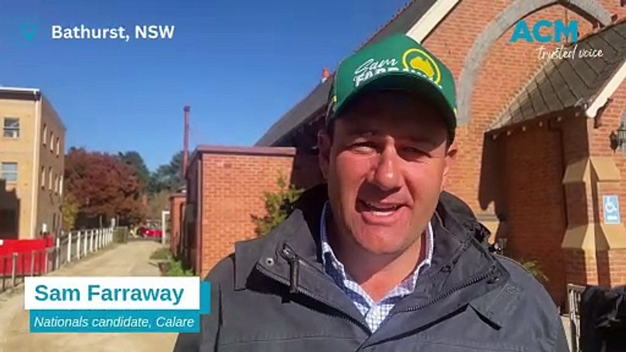 Sam Farraway speaks on election day