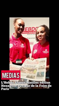 🎉 L'HEBDO France-Antilles édition Hexagone fête son 1er anniversaire à la Foire de Paris ! 🇫🇷🌴
