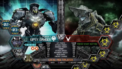 Pacific Rim: Video Game - Gipsy Danger vs All Kaiju