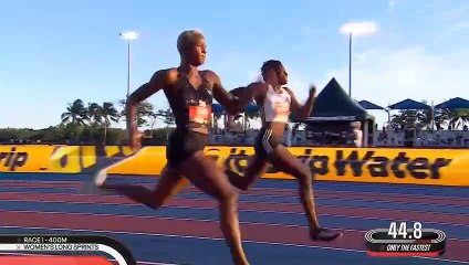 Marileidy Paulino se impone en los 400 metros del Grand Slam Track en Miami