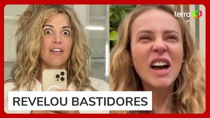 Dublê de Paolla Oliveira brinca com caracterização para cena de novela: 'Paolla da Shopee'