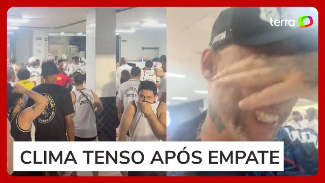 Torcedores do Santos entram em confronto com a polícia após empate com CRB na Vila Belmiro