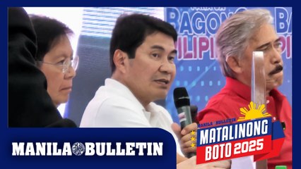 Erwin Tulfo takes jab at poll bets who are mum on China-related issues