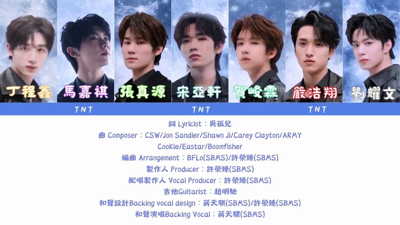 TNT時代少年團 - 《夢》第三張專輯「叁重樓」L3「樓非樓」 Track1（歌詞板）