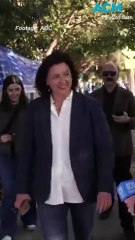 MP hit by bird poo outside polling booth on election day