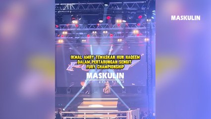Ikmal Amry Tewaskan Hun Haqeem Dalam Pertarungan Sengit Fury Championship