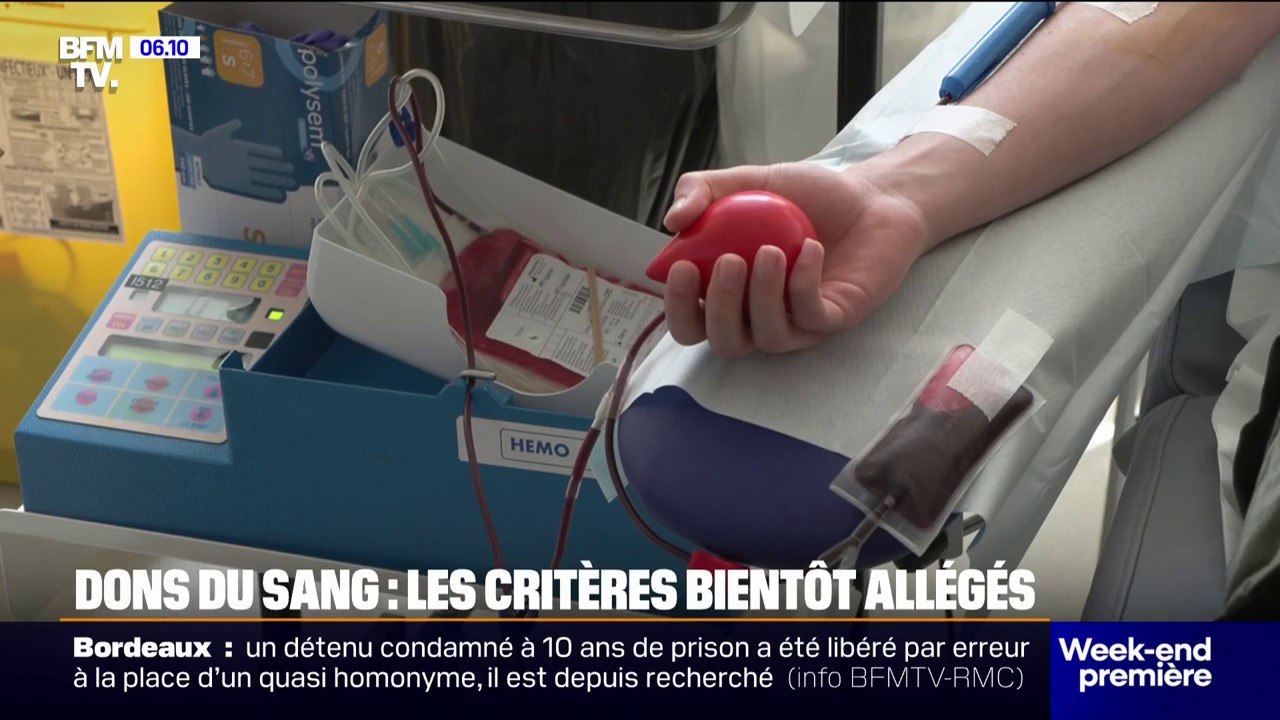 Don du sang: les critères pour donner son sang vont être allégés