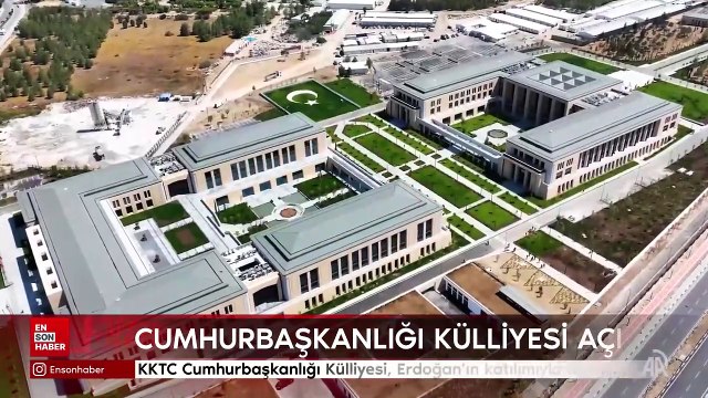 KKTC Cumhurbaşkanlığı Külliyesi, Cumhurbaşkanı Erdoğan'ın katılacağı törenle açılıyor