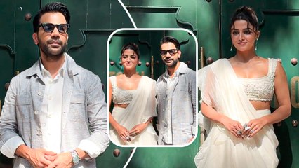 Bhool Chuk Maaf के प्रमोशन में जुटे Rajkummar Rao और Wamiqa Gabbi का दिखा खूबसूरत अंदाज़