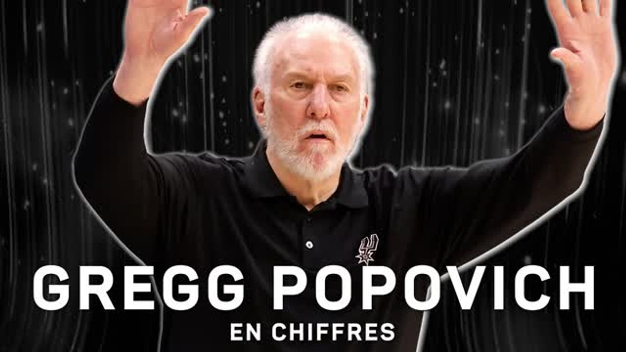 Spurs - Gregg Popovich en chiffres