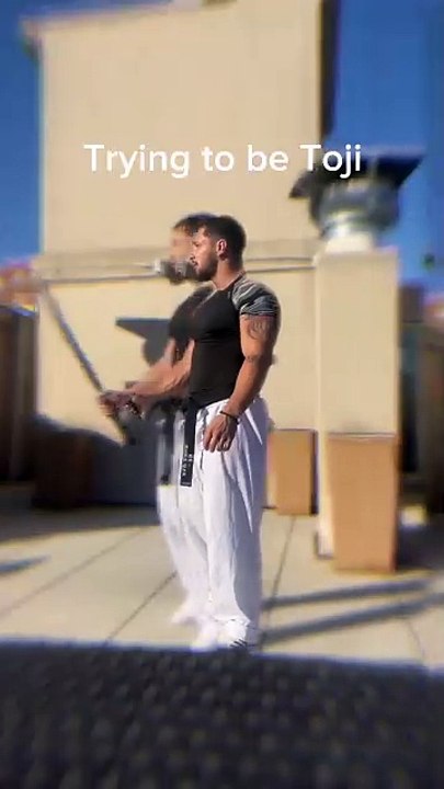 Trying to be like Toji Fushiguro