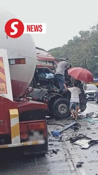 Lorry driver believed 'high' on drugs crashes into two vehicles in Batang Kali