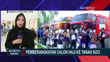 Suasana Pemberangkatan Calon Haji dari Jakarta dan Surabaya ke Arab Saudi