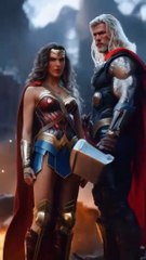 Thor X Wonder Women Ai Fusion