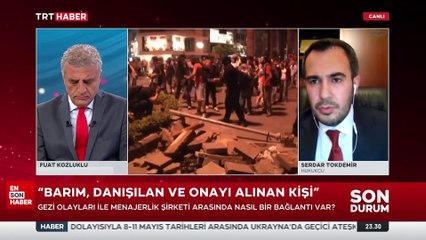 Hukukçu Serdar Tokdemir anlatıyor: Gezi olaylarının arkasındakiler