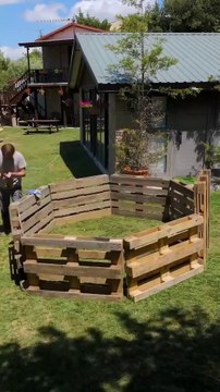 DIY backyard pool made of pallets backyard pool garden recycle diy1080p