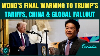 Full Speech: Singapore PM Lawrence Wong’s FIERY Threat to Trump Sparks Global Shockwaves | Tariffs