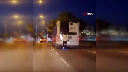 Patenli gencin tehlikeli yolculuğu yürekleri ağza getirdi