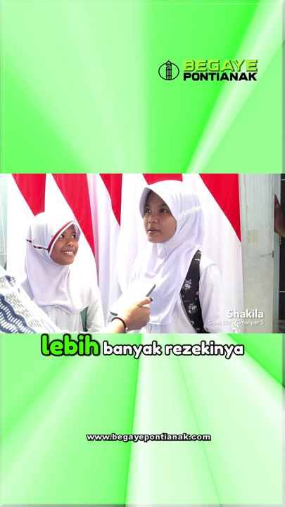 Siswa sambut Presiden Prabowo