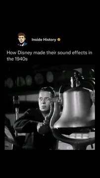 In the 1940s, Disney created sound effects using a technique called “foley,” where artists manually produced sounds to match the actions on screen. These effects were often made with everyday objects—such as using coconut shells for horse