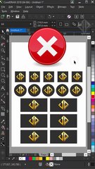 Quickly resize objects of the same size