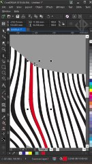 How to create zebra effect quickly in coreldraw