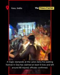 Goa Stampede Tragedy at Lairai Zatra: 6 Dead, Around 80 Injured