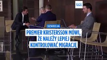 Premier Szwecji Kristersson mówi, że należy lepiej kontrolować migracje 