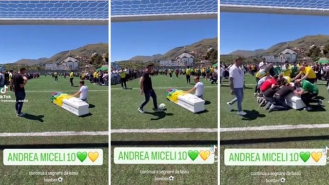 Strage di Monreale, ai funerali di Andrea Miceli l'ultimo gol segnato dalla bara