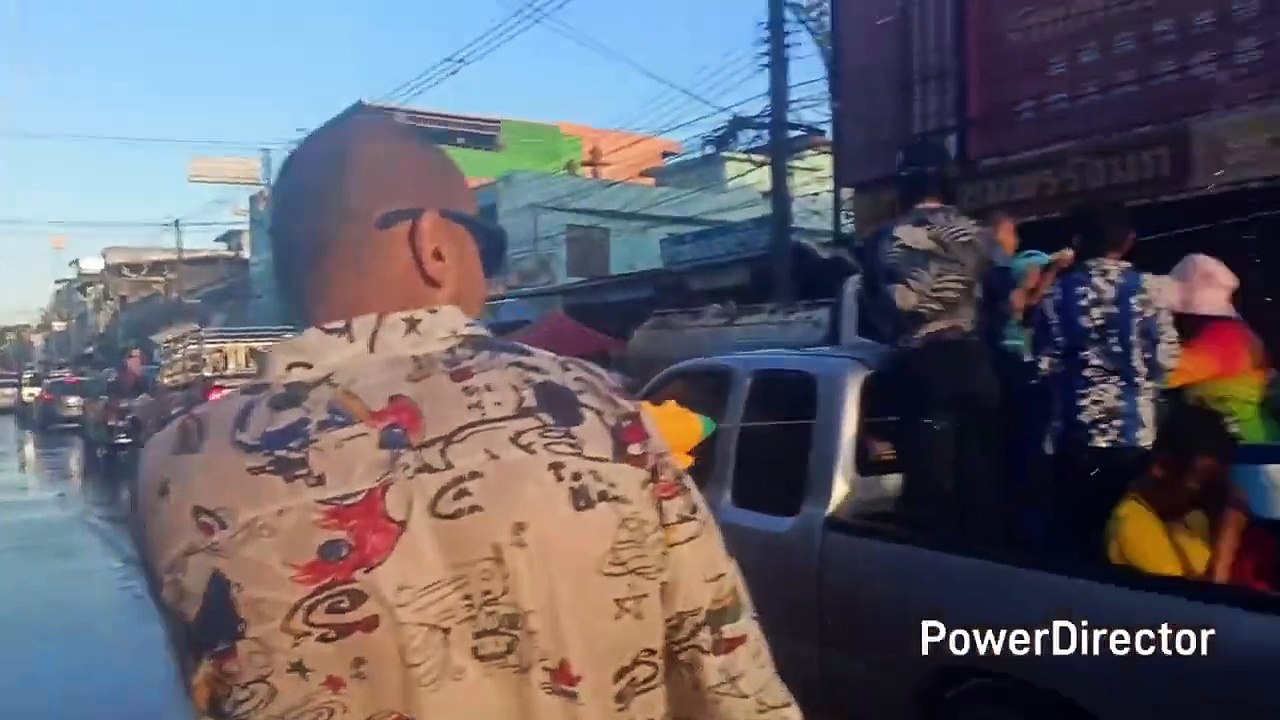 Water Fights in Thailand! Songkran Festival Full Experience