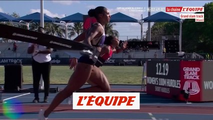 Russell tout près du record du monde du 100 m haies - Athlé - Grand Slam Track