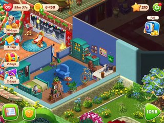 🏡Let's Play Homescapes: Levels 1058–1071 🌊Lake House with a Comfy Chaise Lounge! 🛋️