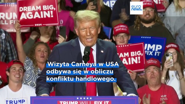 Premier Kanady Mark Carney odwiedzi we wtorek prezydenta USA Donalda Trumpa