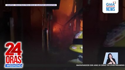72-anyos na lalaki, patay sa sunog sa Sta. Mesa, Maynila; nasa 80 residente apektado | 24 Oras Weekend