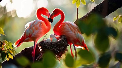 Une journée avec les flamants roses