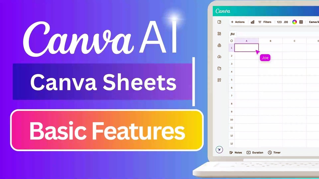 Getting Started with Canva Sheets – Explore the Essential Features