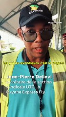 [GUYANE] Mobilisation chez Guyane Express Fly à l’aéroport Félix Éboué.