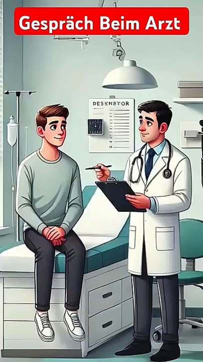 Deutsch Lernen_ Gespräch Beim Arzt - Wichtige Phrasen für den Arztbesuch! #DeutschLernen #deutsch