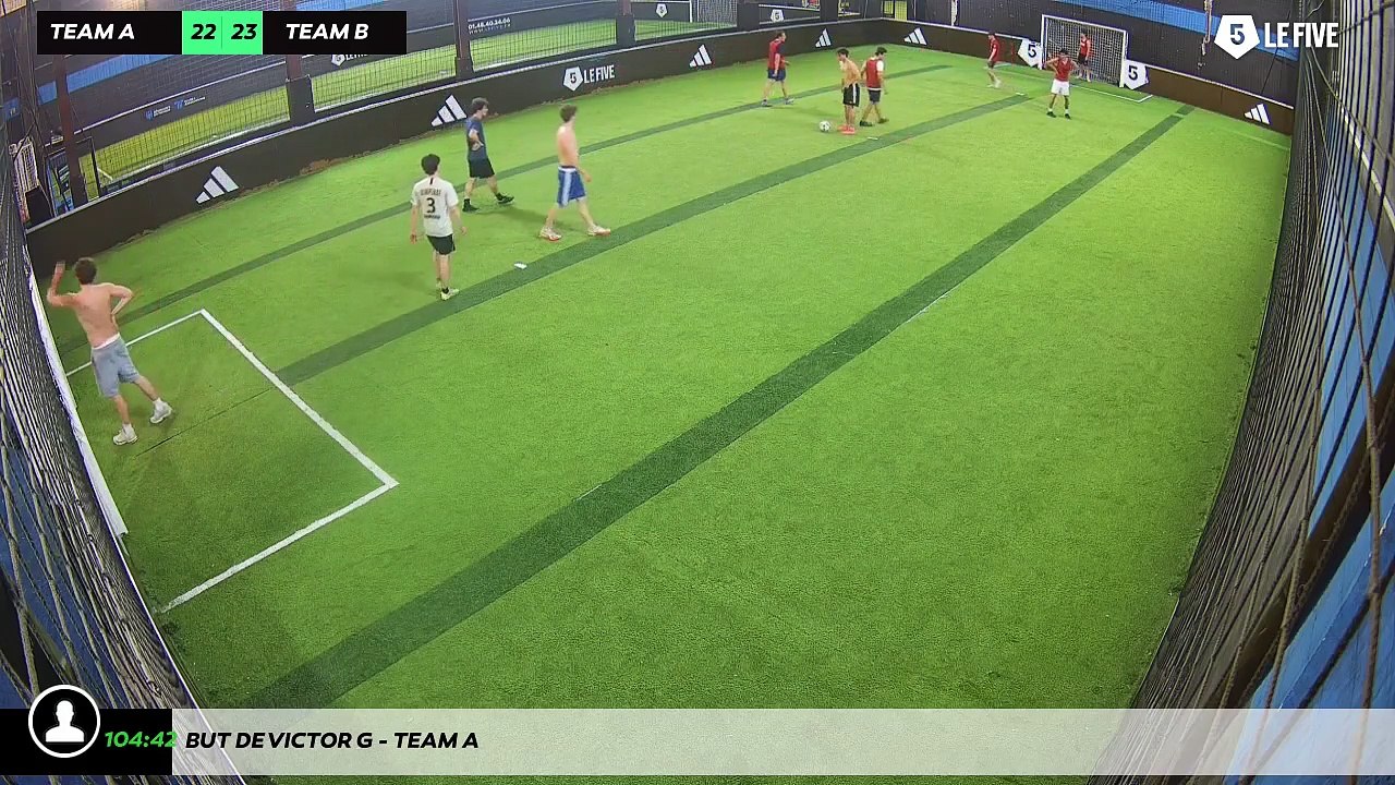 But de Victor G - Team A