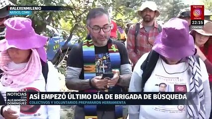 Madres buscadoras terminan nueva jornada de búsqueda en el Ajusco