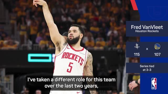 VanVleet credits Rockets team-mates for impressive playoff form