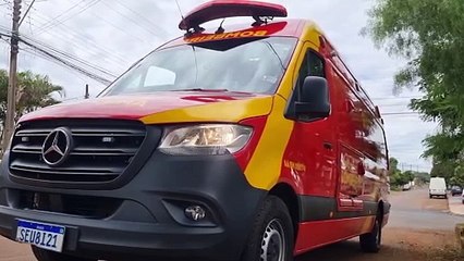 Motociclista fica ferido em acidente de trânsito no bairro Floresta