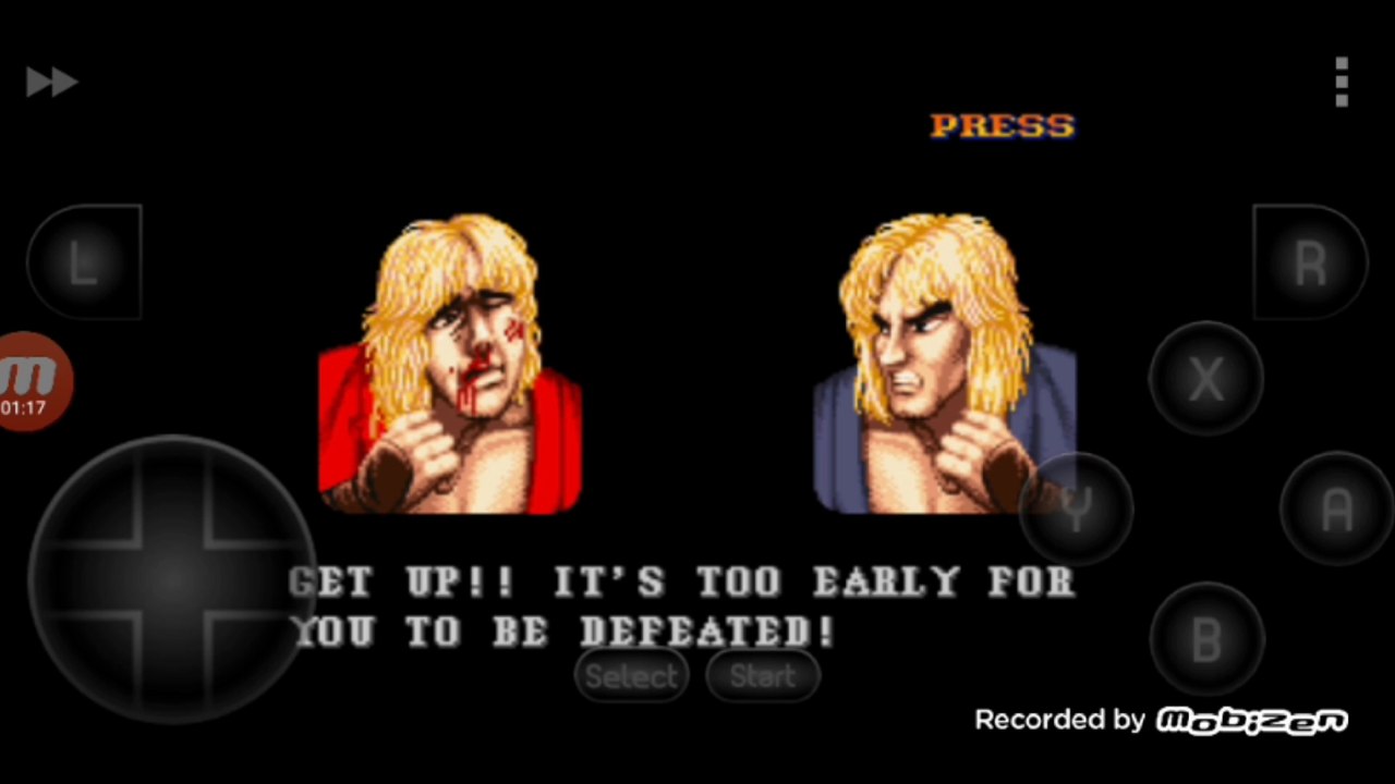 Street Fighter II Turbo: Hyper Fighting Ken vs Ken clone Ken é derrotado por Ken clone
