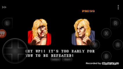 Street Fighter II Turbo: Hyper Fighting Ken vs Ken clone Ken é derrotado por Ken clone
